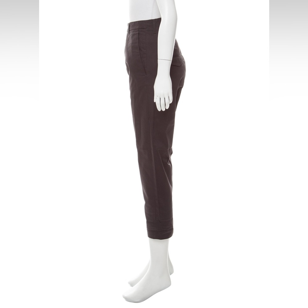Hope high-rise charcoal pants w/ four pockets w/ concealed zip closure at front. - Picture 2 of 3